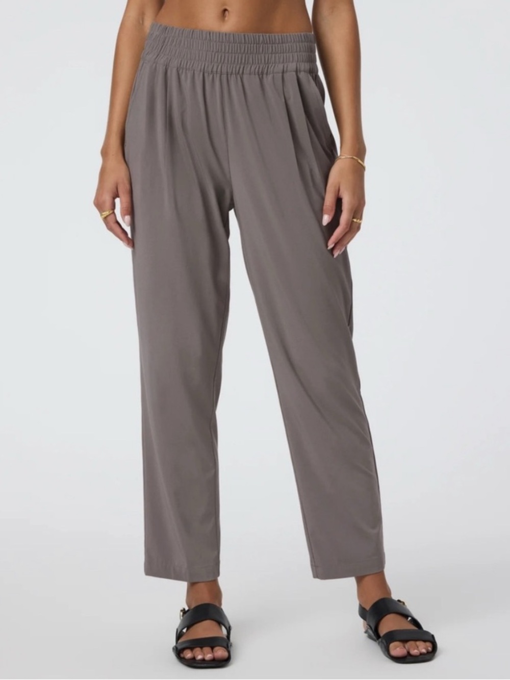 Vuori Villa Ankle Pant Chia Brown Ankle-Length Size M